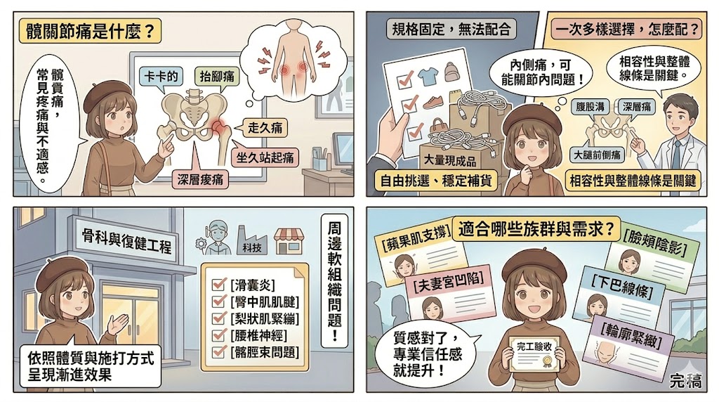 髖關節痛可能是什麼原因？症狀判斷、治療方式與就醫重點整理